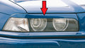 Rieger Scheinwerferblenden Cabrio, Coupé für BMW 3er E36 Cabrio