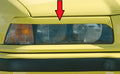 Rieger Scheinwerferblenden Lim., Compact,... für BMW 3er E36 Compact