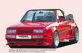 Rieger Spoilerstoßstange Breitbau II für VW Golf 1 3-tür.
