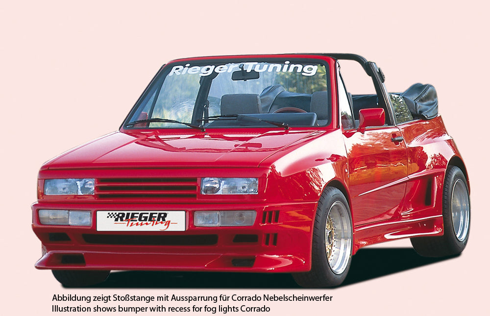 Rieger Spoilerstoßstange Breitbau II für VW Golf 1 3-tür.