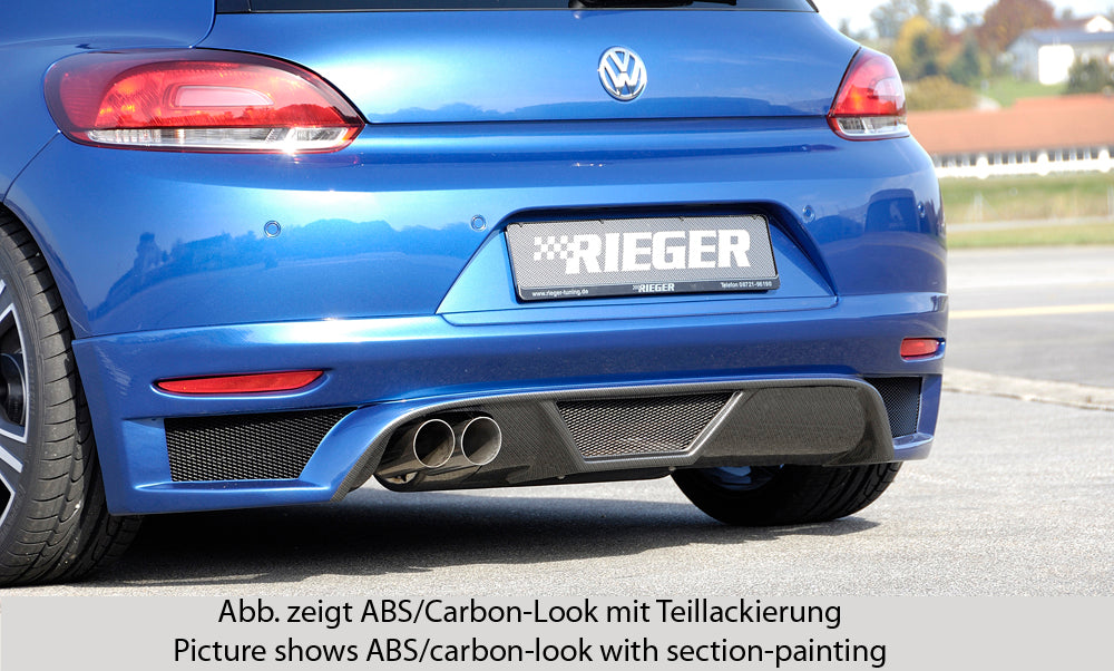 Rieger Heckschürzenansatz für VW Scirocco 3 (13) 2-tür.