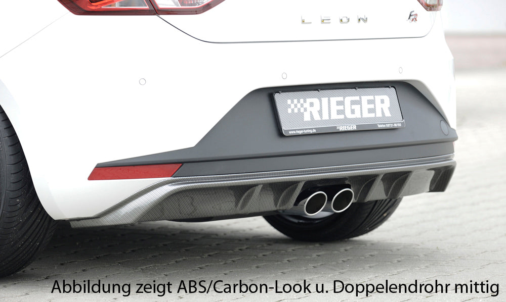 Rieger Heckeinsatz für Seat Leon FR (5F) 3-tür. (SC)