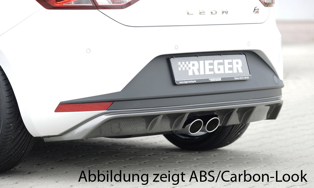 Rieger Heckeinsatz für Seat Leon FR (5F) 3-tür. (SC)