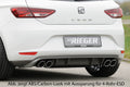 Rieger Heckschürzenansatz für Seat Leon (5F) 3-tür. (SC)
