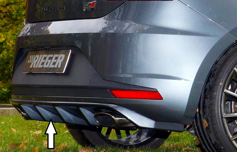 Rieger Heckeinsatz für Seat Leon Cupra (5F) 3-tür. (SC)