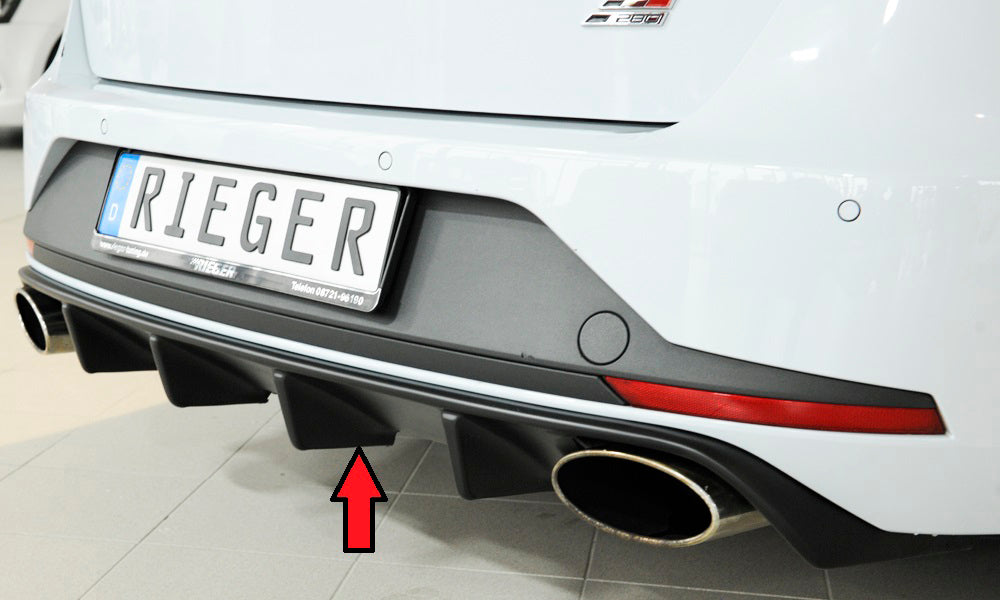 Rieger Heckeinsatz für Seat Leon Cupra (5F) 5-tür. (ST/Kombi)