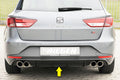 Rieger Heckeinsatz (27021) für Seat Leon FR (5F) 5-tür. (ST/Kombi)