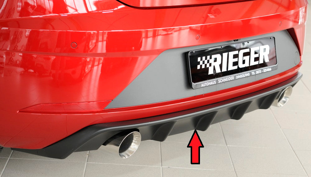 Rieger Heckeinsatz für Seat Leon FR (5F) 3-tür. (SC)