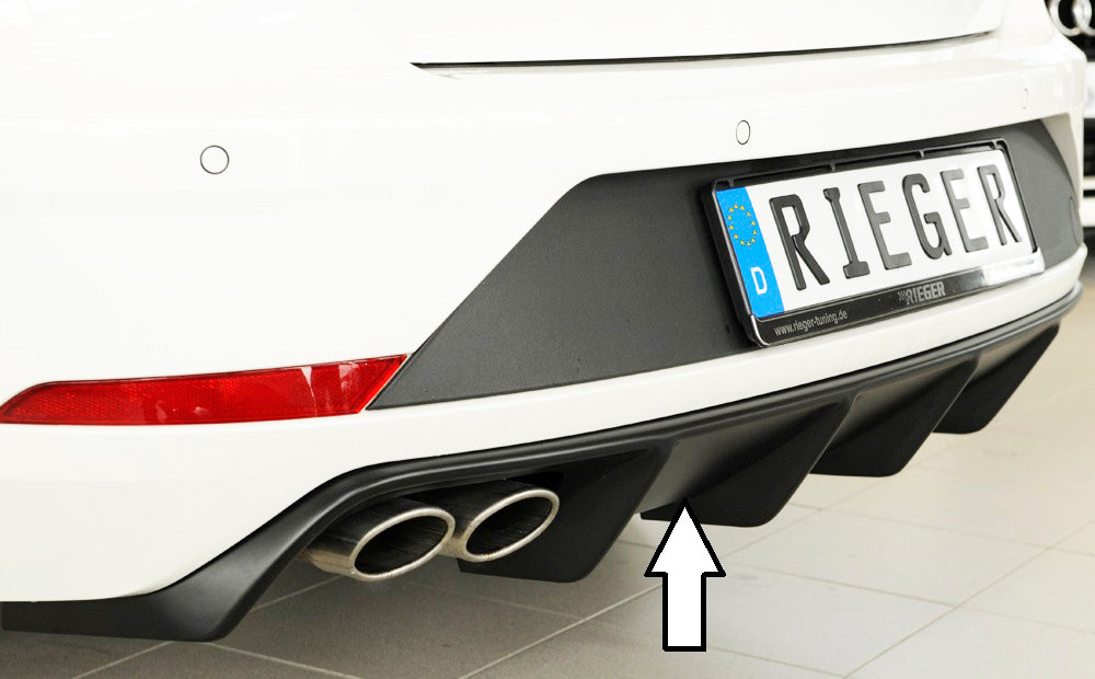 Rieger Heckeinsatz für Seat Leon FR (5F) 5-tür. (ST/Kombi)