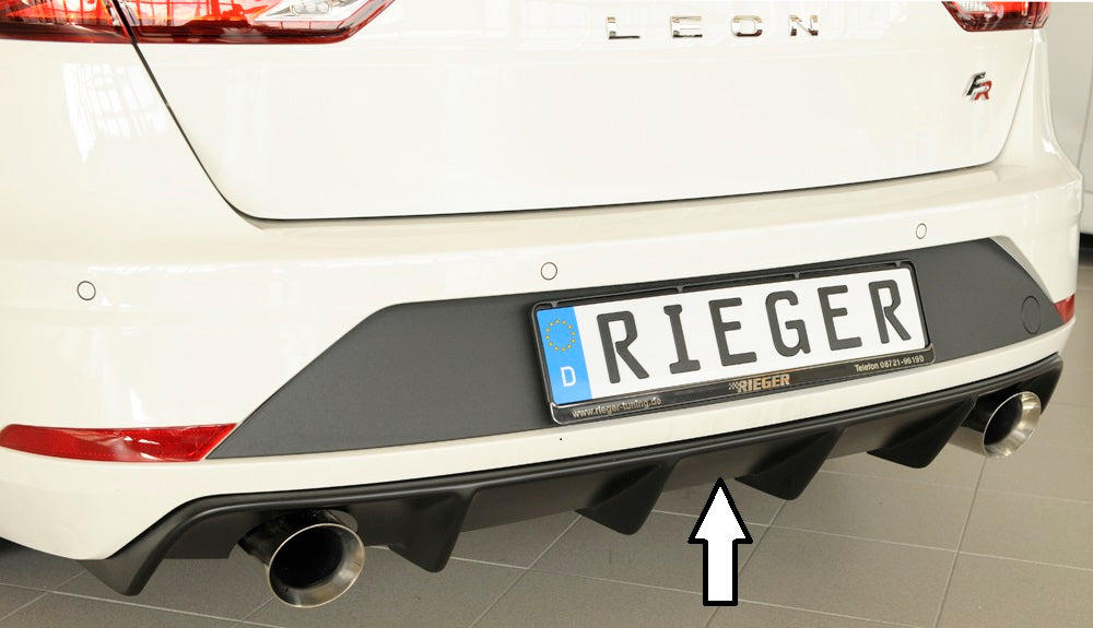 Rieger Heckeinsatz für Seat Leon FR (5F) 5-tür. (ST/Kombi)