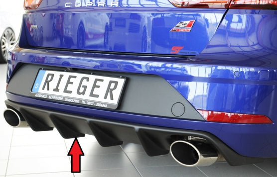 Fox passend fürRieger Heckeinsatz - Seat Leon Cupra Seat Leon Cupra (5F): 5-tür. (ST/Kombi)