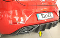 Rieger Heckeinsatz für orig. ESD für Seat Leon (KL) 5-tür. (Schrägheck)