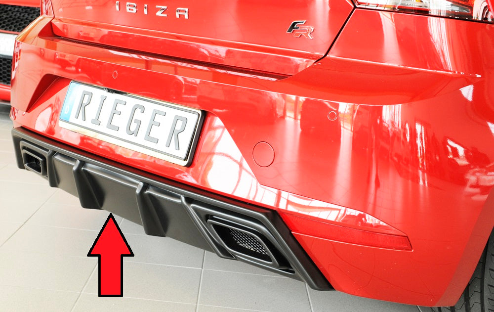 Rieger Heckeinsatz für Seat Ibiza (KJ) 5-tür.