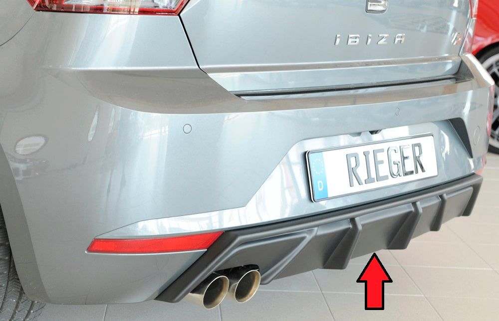 Rieger Heckeinsatz für Seat Ibiza (KJ) 5-tür.