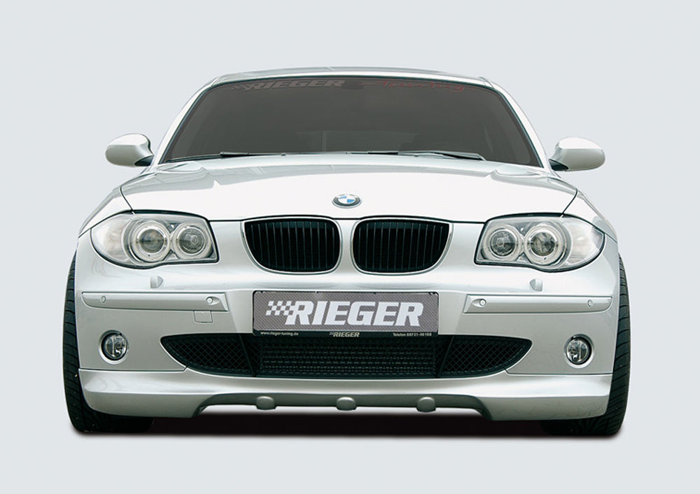 Rieger Spoilerlippe für BMW 1er E87  (187 / 1K2/1K4) 4-tür.