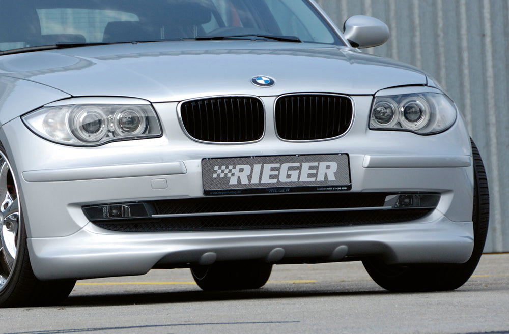 Rieger Spoilerlippe für BMW 1er E87  (187 / 1K2/1K4) 4-tür.