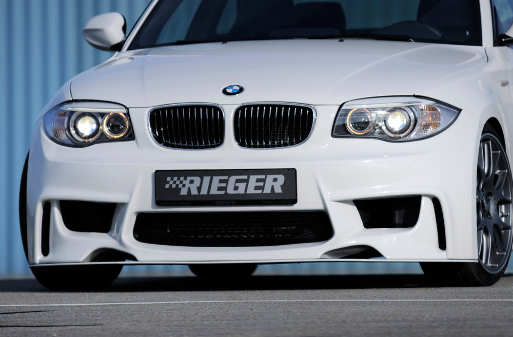 Rieger Spoilerstoßstange für BMW 1er E81  (187/1K2/1K4) 2-tür.