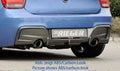 Rieger Heckeinsatz für BMW 1er F20  (1K4) Lim. / 4-tür.
