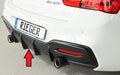 Rieger Heckeinsatz für BMW 1er F20  (1K4) Lim. / 4-tür.