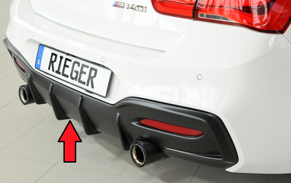 Rieger Heckeinsatz für BMW 1er F20  (1K4) Lim. / 4-tür.