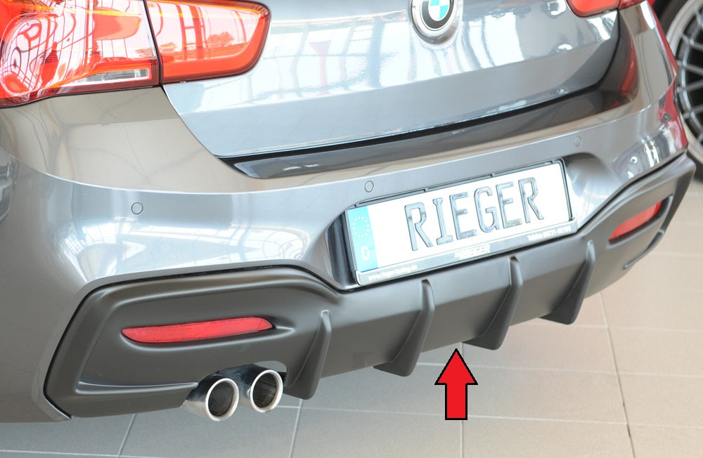 Rieger Heckeinsatz (Typ: 35066) für BMW 1er F20  (1K4) Lim. / 4-tür.