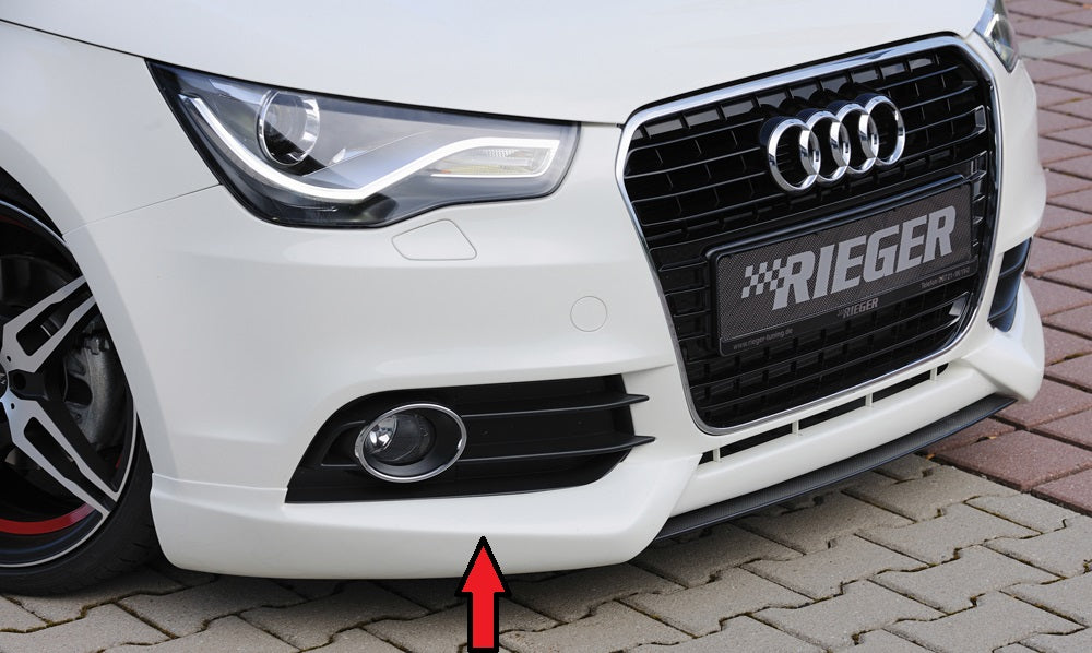 Rieger Spoilerlippe für Audi A1 (8X) 3-tür.