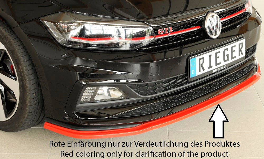 Rieger Spoilerschwert für VW Polo (AW) GTI 5-tür.