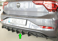 Rieger Heckeinsatz für VW Polo (AW) R-Line 5-tür.