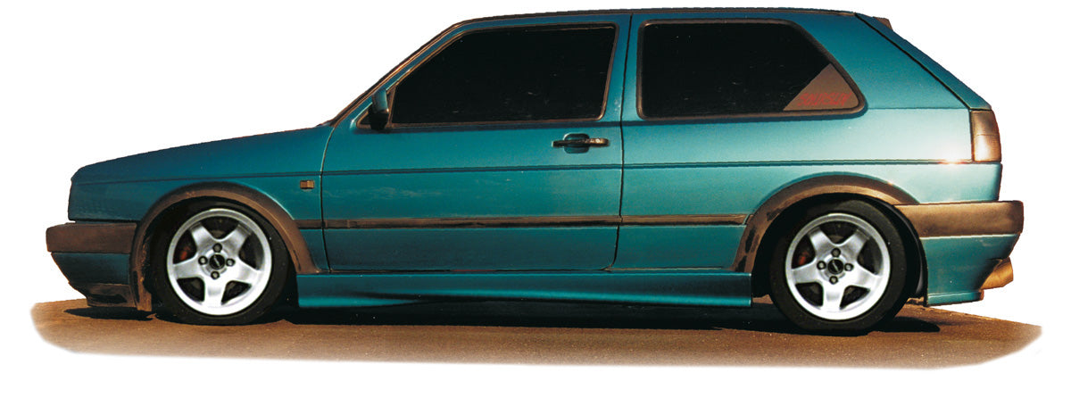 Rieger Seitenschweller für VW Golf 2 3-tür.