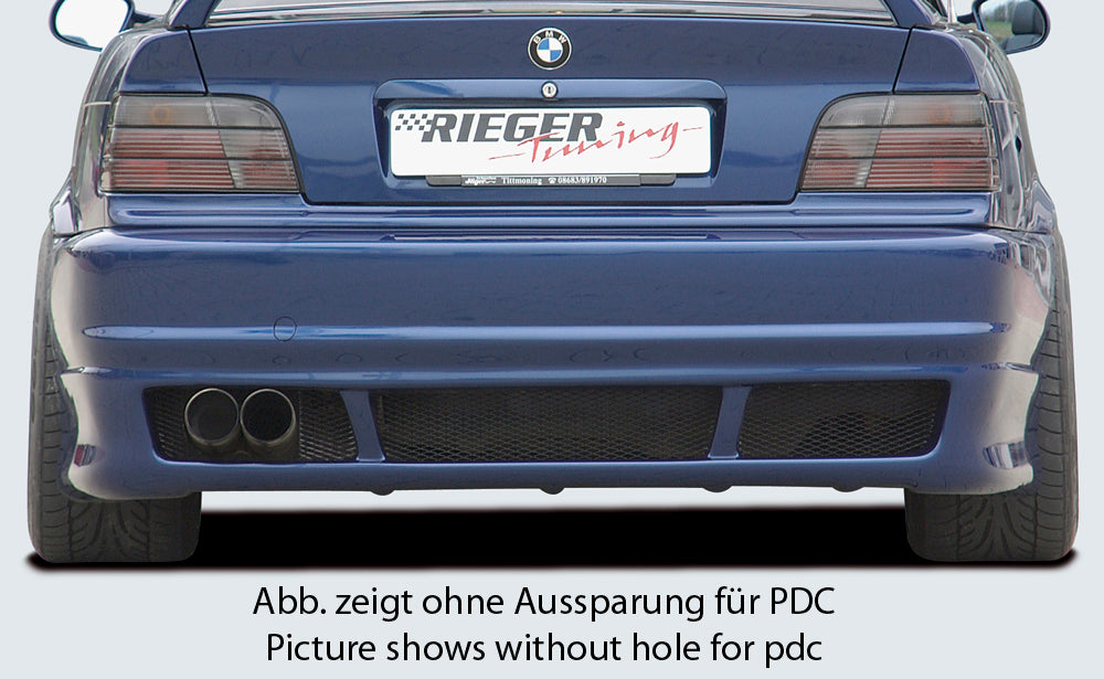 Rieger Heckschürze (V2) für BMW 3er E36 Cabrio