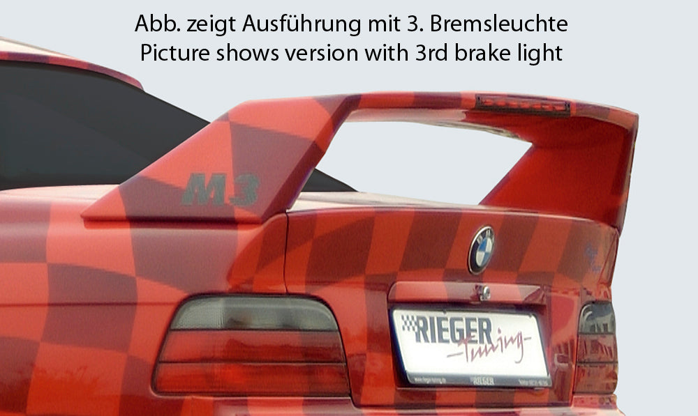 Rieger Heckflügel Breitbau II für BMW 3er E36 Cabrio
