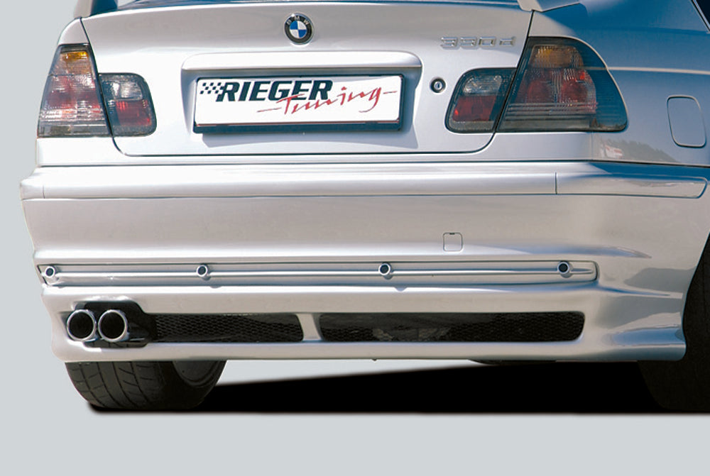 Rieger Heckansatz für BMW 3er E46 Lim.