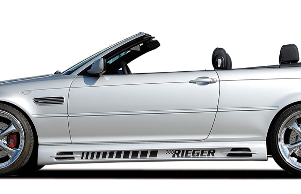 Rieger Seitenschweller (185mm) für BMW 3er E46 Cabrio