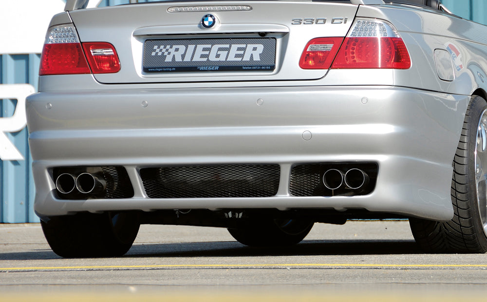 Rieger Heckschürze für BMW 3er E46 Cabrio
