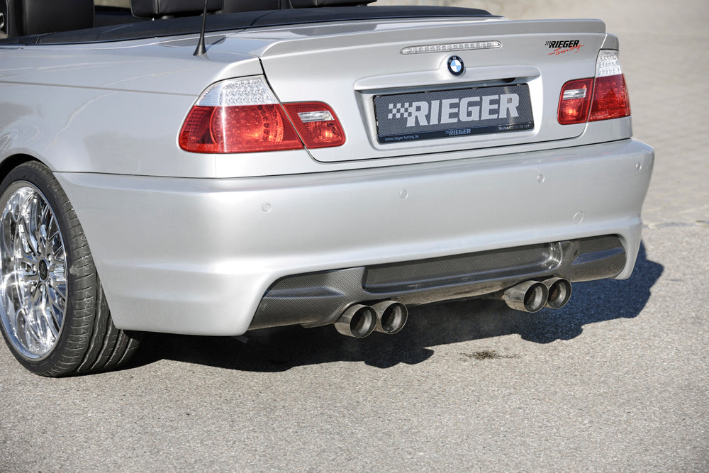 Rieger Heckschürze für BMW 3er E46 Cabrio