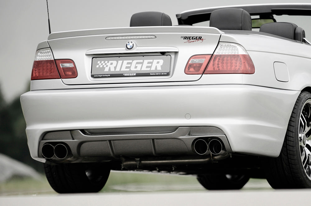 Rieger Heckschürze für BMW 3er E46 Cabrio