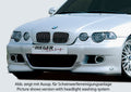 Rieger Spoilerstoßstange für BMW 3er E46 Compact