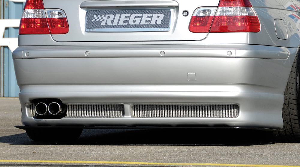 Rieger Heckansatz für BMW 3er E46 Lim.