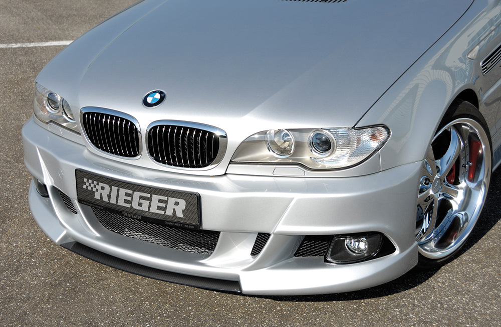 Rieger Spoilerstoßstange (V2) für BMW 3er E46 Lim.