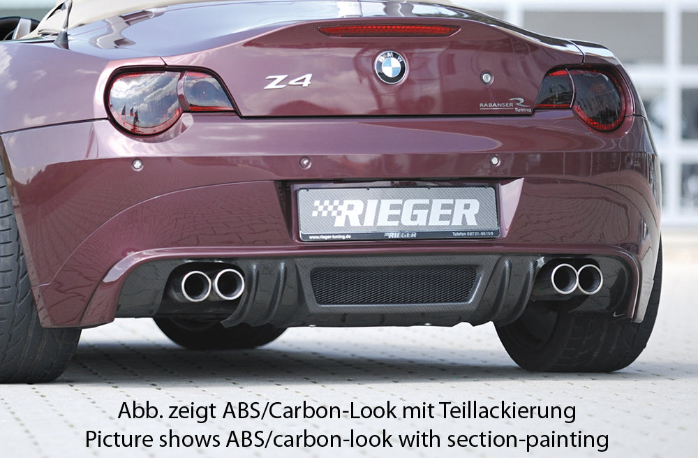 Rieger Heckansatz für BMW Z4 (E85) Roadster