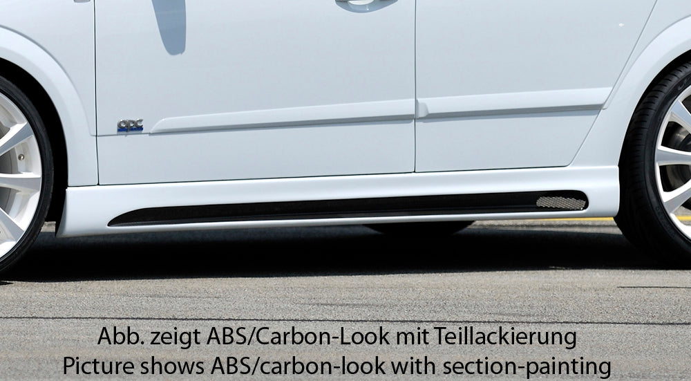 Rieger Seitenschweller für Opel Astra H 5-tür.