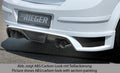 Rieger Heckschürzenansatz für Opel Astra H 5-tür.