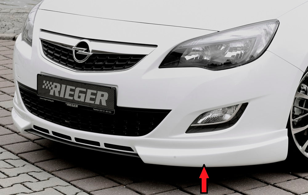 Rieger Spoilerlippe für Opel Astra J 5-tür.