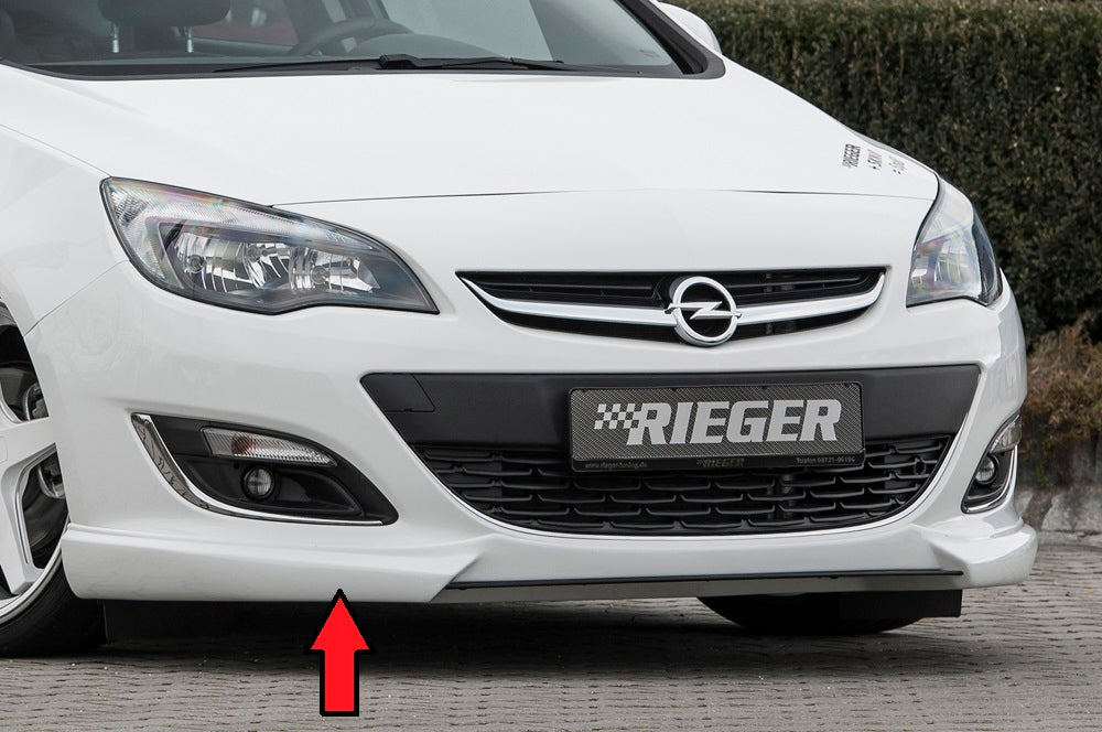 Rieger Spoilerlippe für Opel Astra J 5-tür.