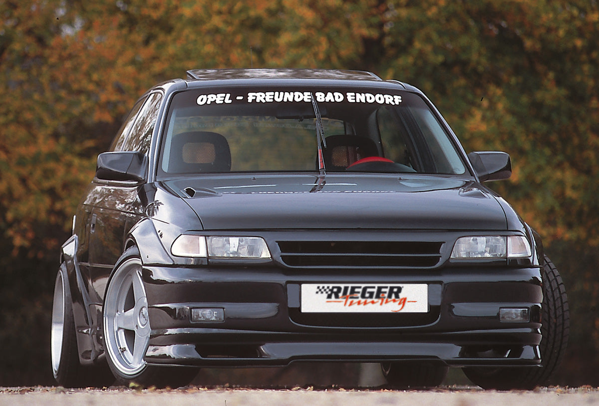 Rieger Spoilerstoßstange Breitbau I für Opel Astra F 3-tür.