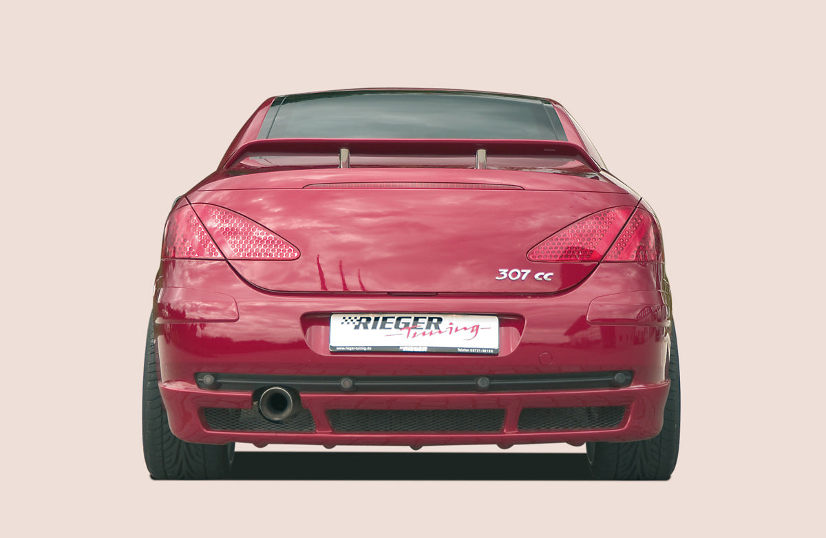 Rieger Heckansatz für Peugeot 307 Cabrio CC