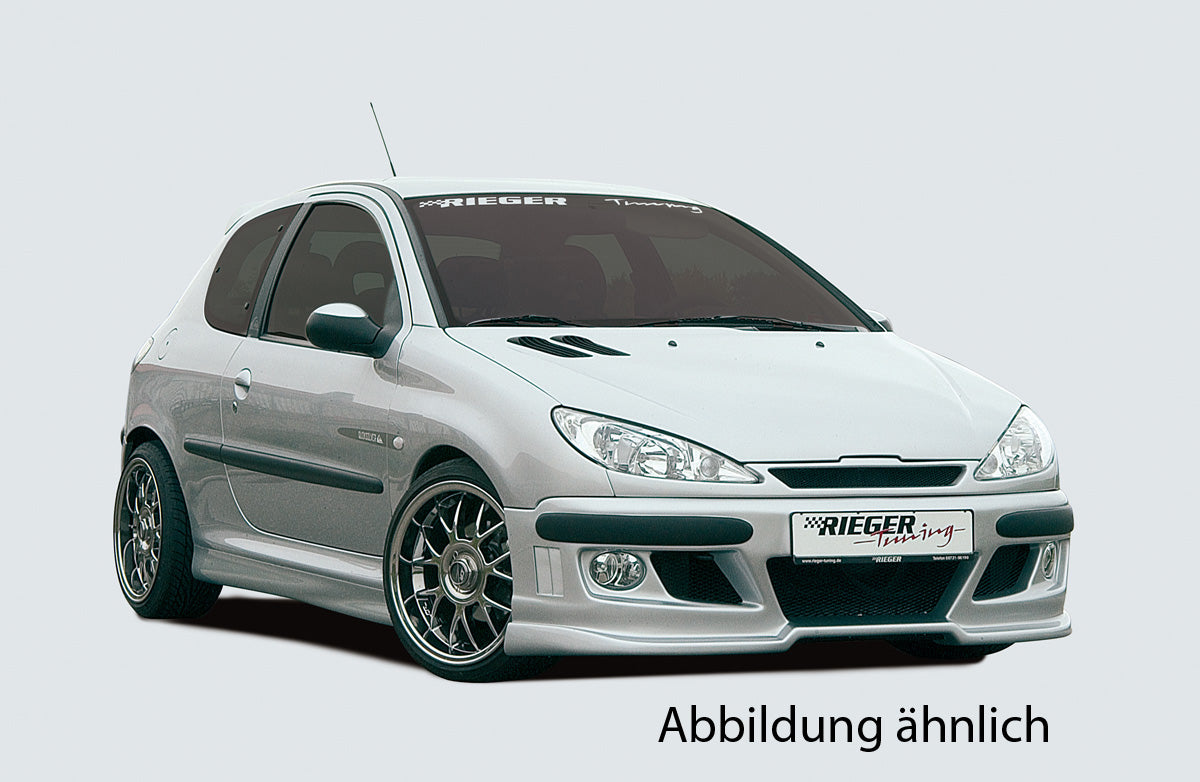 Rieger Spoilerstoßstange für Peugeot 206 Cabrio CC