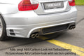 Rieger Heckschürzenansatz für BMW 3er E90 Lim.