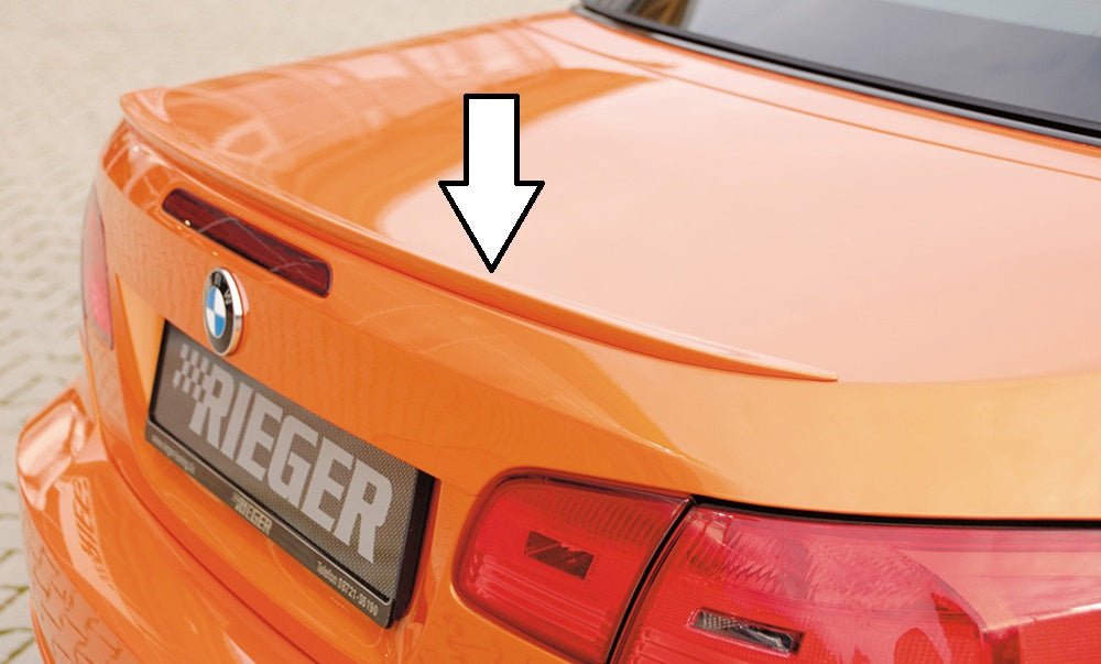 Rieger Heckklappenspoiler für BMW 3er E93 Cabrio