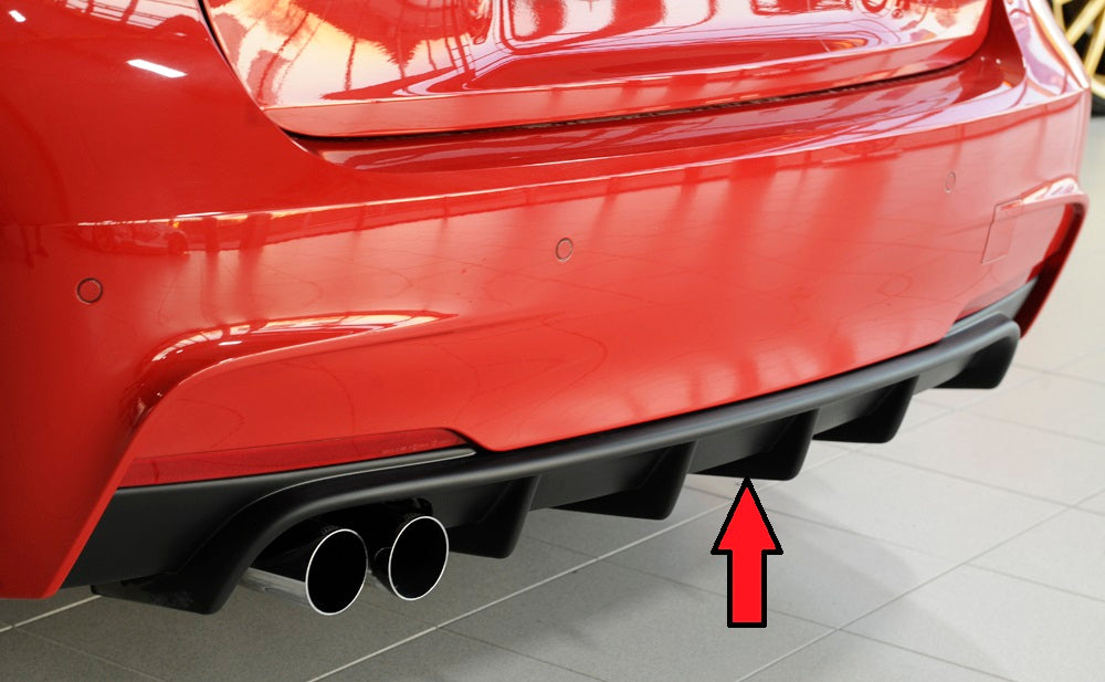 Rieger Heckeinsatz für BMW 3er F30  (3L) Lim.